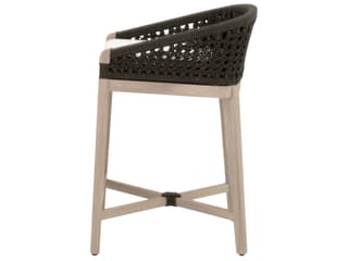 Essentials for Living Outdoor Woven - Outdoor - Montecito Fabric Cushion Counter Stool