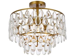 Elegant Lighting Zayne Flush Mount Ceiling Light - Thumbnail 3