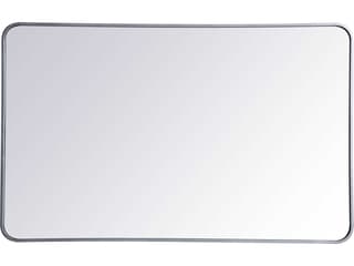 Evermore Silver Rectangular Wall Mirror 30 x 48 Inch