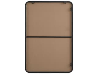 Elegant Lighting Remy Black Rectangular Wall Mirror
