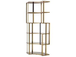 Eichholtz Clio Corner Brushed Brass Cabinet
