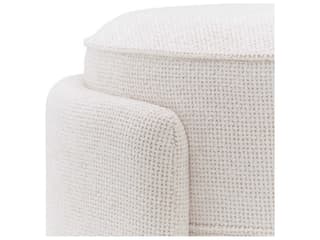 Eichholtz Ortega White Upholstered Accent Stool