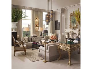 Eichholtz Tryon Brushed Brass Floor Lamp