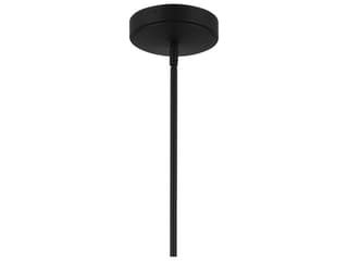 Elan Priam 6-Light Matte Black Linear Chandelier