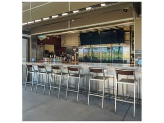 EMU Sid Aluminum Patio Bar Stool