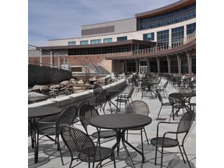 EMU Cambi Steel Round Outdoor Patio Dining Table
