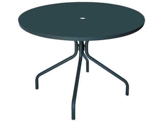 EMU Solid Steel Round Umbrella Table