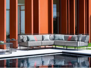 EMU Cannole Steel Cushion Outdoor Lounge Set