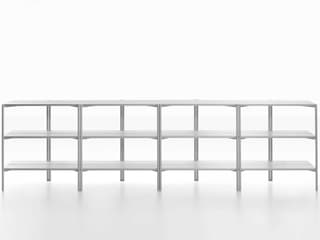 Emeco Run By Sam Hecht And Kim Colin Rectangular Metal Aluminum Anodized Console Table