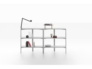 Emeco Outdoor Run By Sam Hecht And Kim Colin Aluminum Clear Anodized Console Table