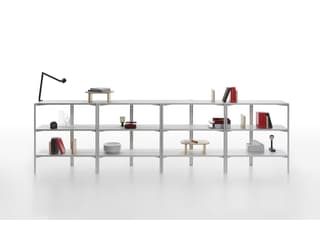 Emeco Outdoor Run By Sam Hecht And Kim Colin Aluminum Clear Anodized Console Table
