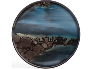 Ethnicraft Organic Slate Glass Tray