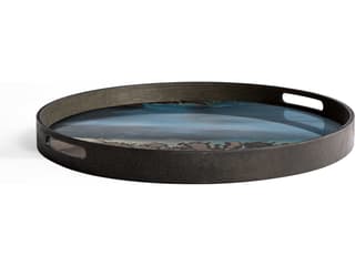 Ethnicraft Organic Slate Glass Tray