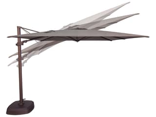 Treasure Garden 10 Foot AG25TSQR Square Cantilever Outdoor Patio Umbrella