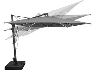 Treasure Garden Cantilever Starlux AKZ Plus Aluminum 10' x 13' Rectangular Crank Umbrella