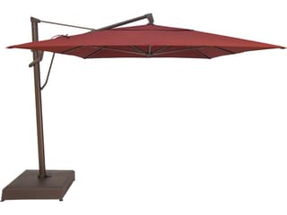 Treasure Garden Quick Ship AKZ PLUS 10 x 13 Foot Rectangular Infinite Tilt and Lock Cantilever
