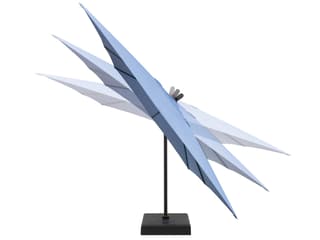 Treasure Garden NonStock Cantilever AKZPSQ11 Aluminum 11.5 Foot Square Crank Lift Tilt and Lock Patio Umbrella