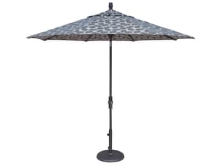 Treasure Garden Market Aluminum 9 Foot Octagon Collar Tilt Crank Lift Outdoor Umbrella