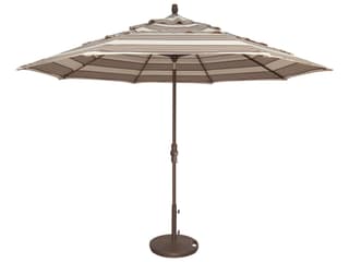 Treasure Garden Special Order Sunbrella Market Aluminum 11 Foot Octagon Collar Tilt Crank Lift Outdoor Patio Umbrella