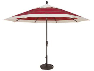 Treasure Garden Special Order Sunbrella Market Aluminum 11 Foot Octagon Collar Tilt Crank Lift Outdoor Patio Umbrella