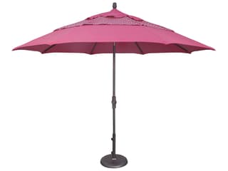 Treasure Garden Special Order Sunbrella Market Aluminum 11 Foot Octagon Collar Tilt Crank Lift Outdoor Patio Umbrella