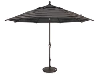 Treasure Garden Special Order Sunbrella Market Aluminum 11 Foot Octagon Collar Tilt Crank Lift Outdoor Patio Umbrella