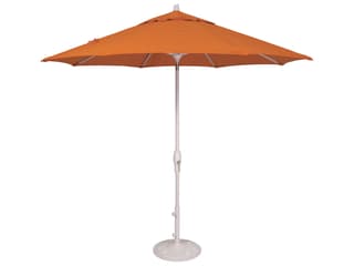 Treasure Garden Market Aluminum 9 Foot Octagon Auto Tilt Crank Lift Outdoor Umbrella