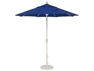 Treasure Garden Market Aluminum 7.5 Foot Octagon Push Button Tilt Crank Lift Outdoor Patio Umbrella