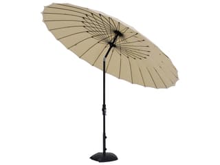 Treasure Garden Special Order Sunbrella 10 Foot Shanghai Aluminum Round Collar Tilt Crank Lift Patio Umbrella