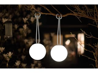 Fatboy Outdoor Bolleke Hanging Lamp Duo Pack in Light Grey