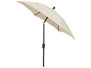 Fiberbuilt Patio Umbrellas Quick Ship Home 7.5 Foot Hexagon Aluminum Patio Umbrella