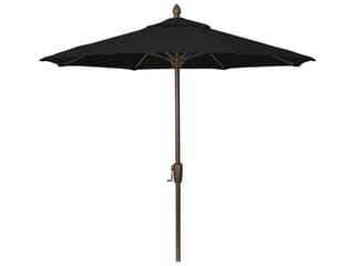 Fiberbuilt Market Crank 7.5 Foot Octagon Aluminum Outdoor Patio Umbrella