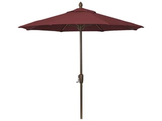 Fiberbuilt Market Crank 7.5 Foot Octagon Aluminum Outdoor Patio Umbrella
