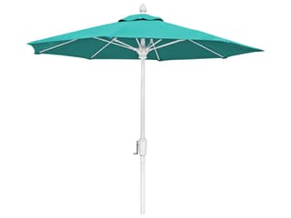 Fiberbuilt Patio Umbrellas Quick Ship Market Crank 7.5 Foot Octagon Aluminum Patio Umbrella
