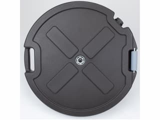Fiberbuilt Round Resin Umbrella Base with Rollers - Thumbnail 2