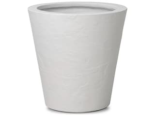 Four Hands Outdoor Thayer Suvi Planter  Textured White Concrete