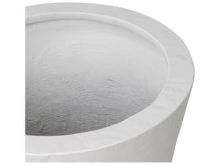 Four Hands Outdoor Thayer Suvi Planter  Textured White Concrete
