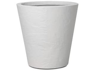 Four Hands Outdoor Thayer Suvi Planter  Textured White Concrete