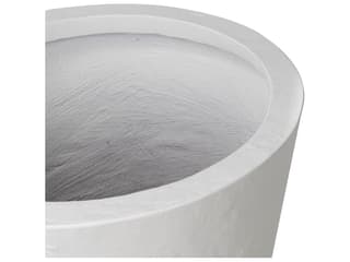 Four Hands Outdoor Thayer Suvi Planter  Textured White Concrete