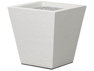 Four Hands Outdoor Koto Planter Small Textured White Concrete