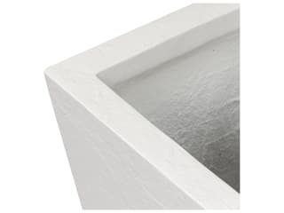 Four Hands Outdoor Koto Planter Small Textured White Concrete