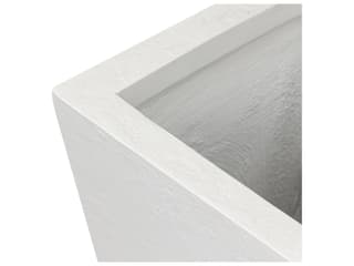 Four Hands Outdoor Koto Planter Medium Textured White Concrete