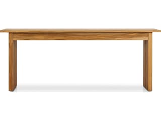 Four Hands Outdoor Duvall Chapman Natural Teak Rectangular Console Table