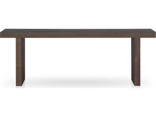 Luxecor Globetrotter Outdoor Encino Stained Heritage Brown Teak Rectangular Console Table