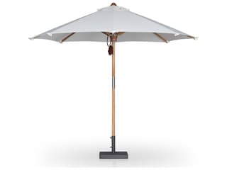 Four Hands Outdoor Garwood Baska Arashi Salt Fine Sanded Teak Umbrella