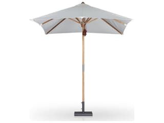 Four Hands Outdoor Garwood Baska Arashi Salt Fine Sanded Teak Umbrella