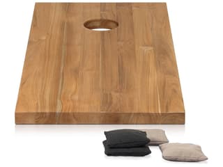 Four Hands Outdoor Bag Toss Set Aged Natural Teak
