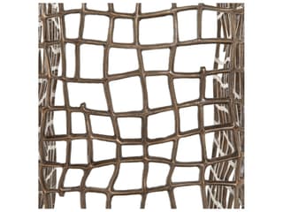 Luxecor Globetrotter Outdoor Aged Bronze Aluminum Metal Bench