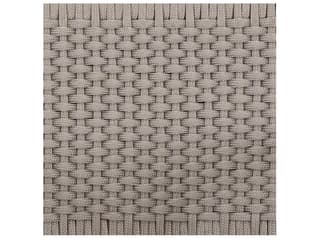 Four Hands Outdoor Solano Thick Grey Rope / Washed Brown Teak Strap Lounge Chair