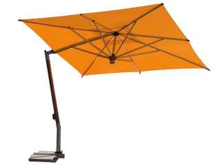 FIM C-Series Aluminum 9.5 Foot Square Cantilever Outdoor Patio Umbrella